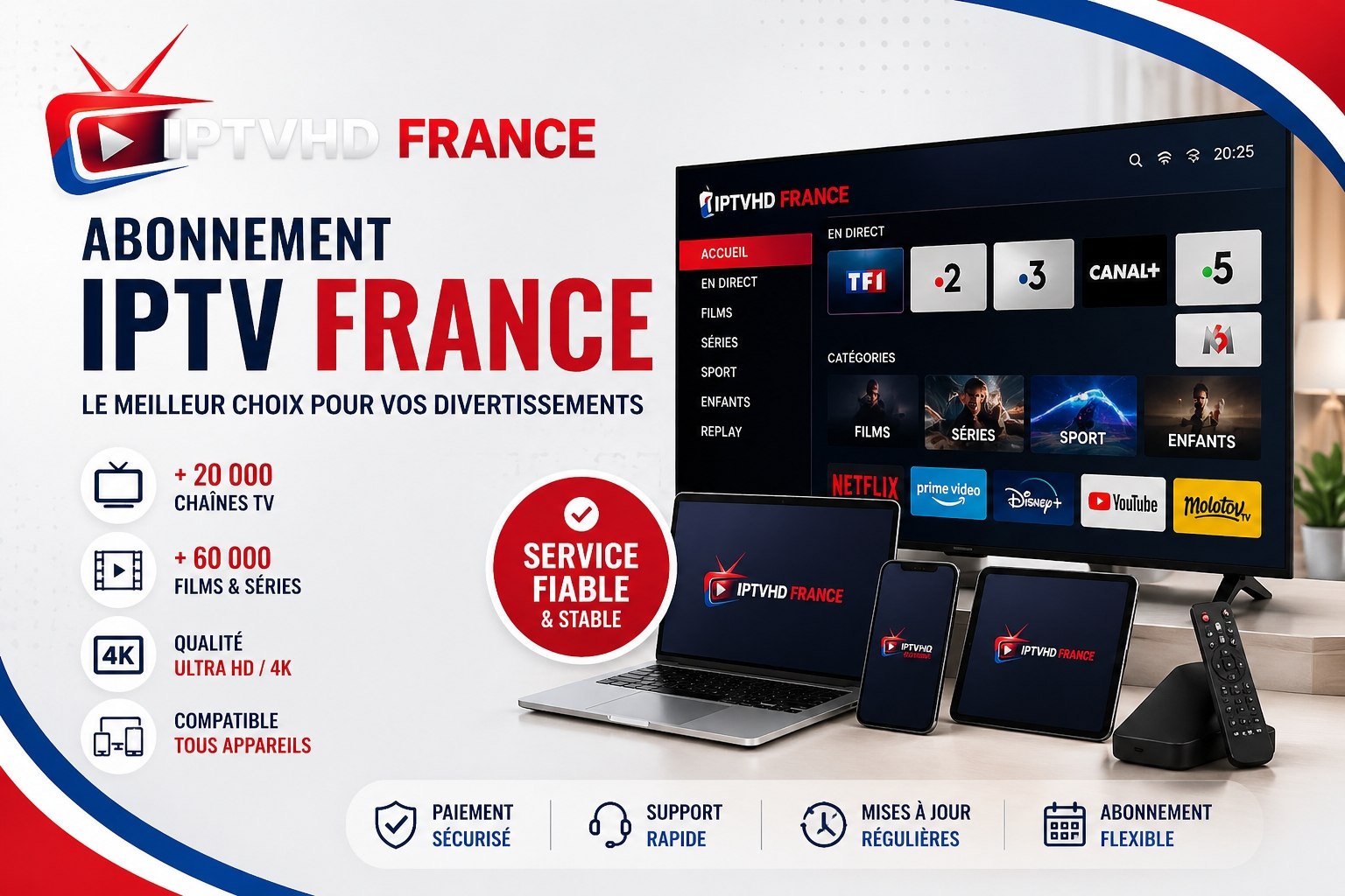 abonnement iptv france 2026 guide complet